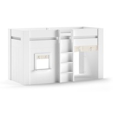 Lit Cabane Enfant & Rideaux