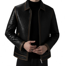 Manteau de luxe homme noir 100