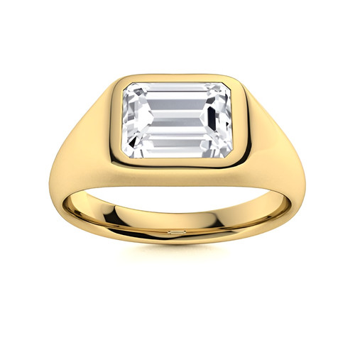 Bague diamant alliance - , or