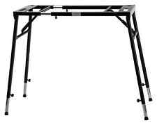 SUPPORT DE CLAVIER NUMERIQUE TABLE PIANO DIGITAL HAUTEUR REGLABLE 65-110CM NOIR