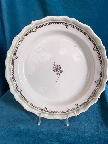 Ancienne assiette faïence - assiette, en