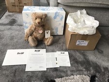 STEIFF "OURS EN PELUCHE SINCLAIR" EAN 036262 OURS EN MOHAIR BLOND FONCÉ 104\1500