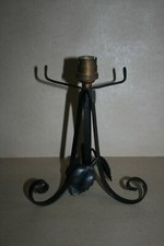 Pied de Lampe en fer forgé