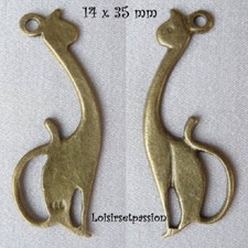 LOT de 3, GRAND CHAT, Bronze
