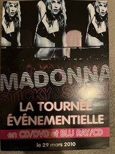 MADONNA BON DE PRÉCOMMANDE "STICKY & SWEET TOUR" CD+DVD / BLU-RAY NEUF - NEW