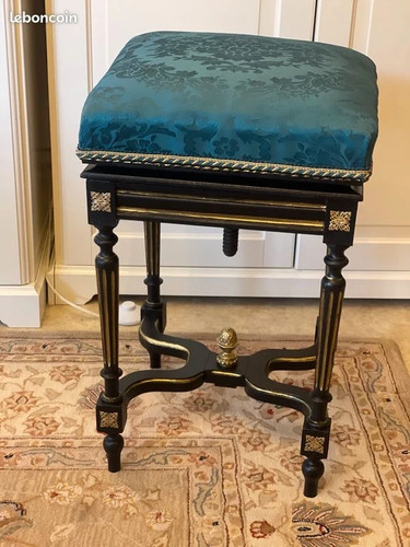 Authentique rare tabouret - et,