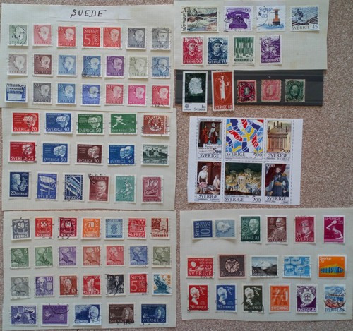 Lot vrac timbres suede cf - de,