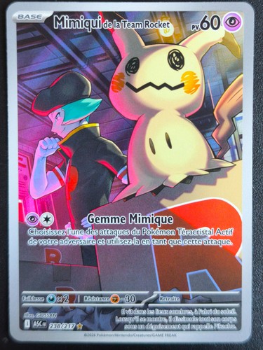 Carte pokémon mimiqui - pokémon, full