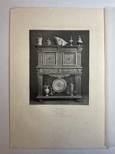 Gravure art 1879 - « l’art, « 1879