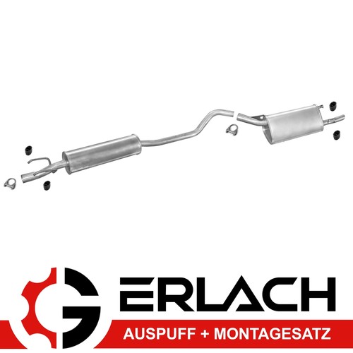 Pot échappement pour opel - pot, d'échappement