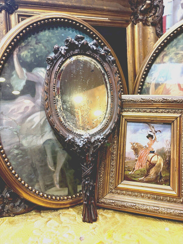 Superbe miroir face main - superbe, À