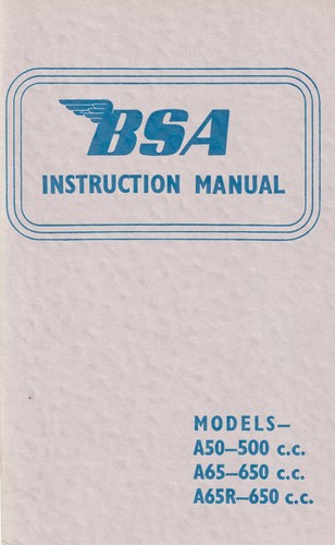 Bsa a50 a65 star a65r - a50,