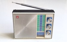 Radio Vintage CROWN Model TR-901L 8 Transistor 3 Band Japan