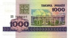 Biélorussie - Belarus 1998 billet neuf de 1000 roubles pick 16 UNC Uncirculated