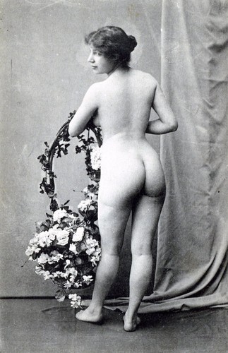 Cpa artistique 1900 noir - nu,