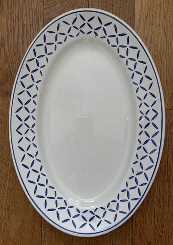Luneville plat oval - k, g
