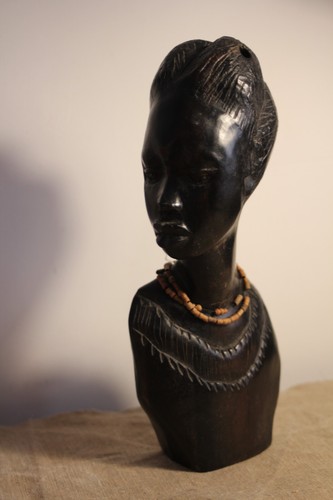 Ancienne statue africaine - statue, en