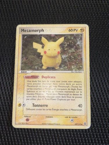 Metamorph pikachu 113 - 39/113, ex