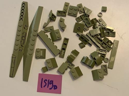 Lot pièces lego vert - pièces, kaki
