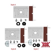 Table de toupie Insérer le panneau de fraisage du bois pour la machine de coupe