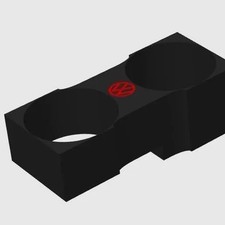 PORTE-GOBELET VW VOLKSWAGEN GOLF MK5/MK6 LOGO VW