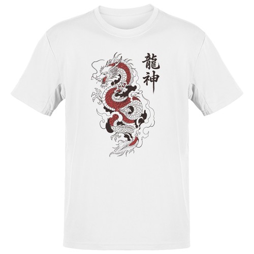 Asian dragon kanji calligraphy - dragon,
