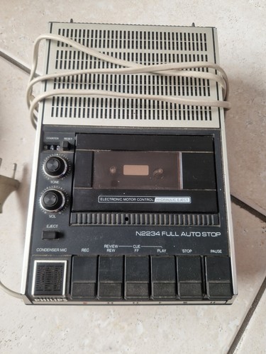 Radio cassette phillips n2234 - cassette,