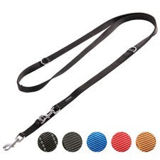 Vitazoo Laisse de Dressage pour Chien - 3 m - Double Longe en Graphite Nylon