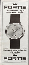 Fortis Montre Skylark Publicité 1962 Originale 1 Page SWISS WATCH PRECISION