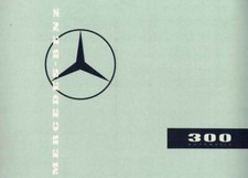 Catalogue Brochure Mercedes 300 Automatic "Adenauer" W189 1958 France