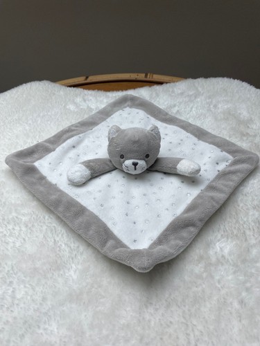 Doudou plat chat gris - , et