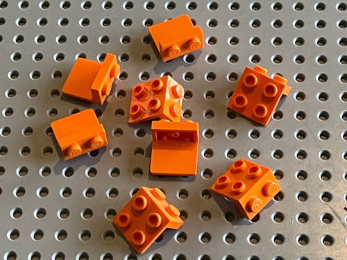 Orange bracket lego - 8, x
