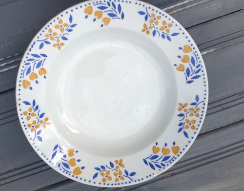 Lot assiettes vintage - d'assiettes, coeur
