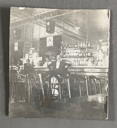 Photo ancienne interieur bar - interieur,