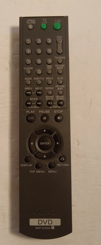 Sony rmt d153a dvd - sony, remote
