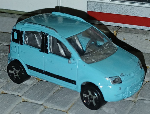 Majorette fiat panda bleu 4x4 - bleu,