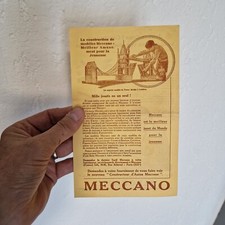 MECCANO rare flyer