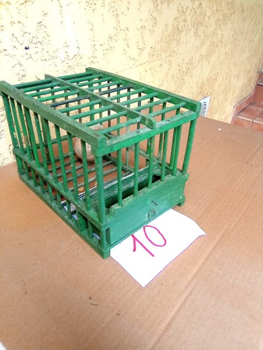 Cage ancienne bois - ancienne, "
