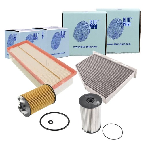 Blue print filter set - print, filter-set