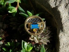 VINTAGE ENAMEL AUTOMOBILE CAR