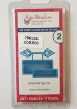 Spellbinders étiquettes ornementales matrices de découpe