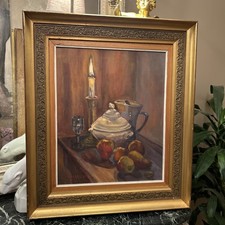 Huile Sur Toile Ancienne