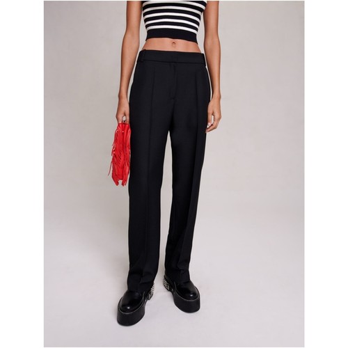Maje black tailored - tailored, trousers