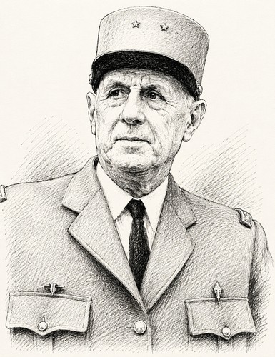 Affiche poster gaulle - affiche, de