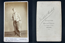 Fradelle & Marshall, London, Marius Vintage cdv albumen print. Tirage 