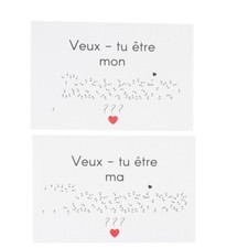 2 CARTONS DEMANDE PARRAIN