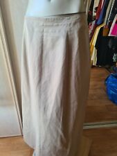 Kenzo Jupe longue en coton beige taille 40