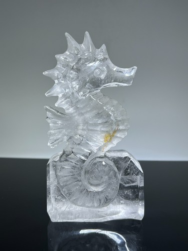 Quartz cristal hippocampe - quartz,