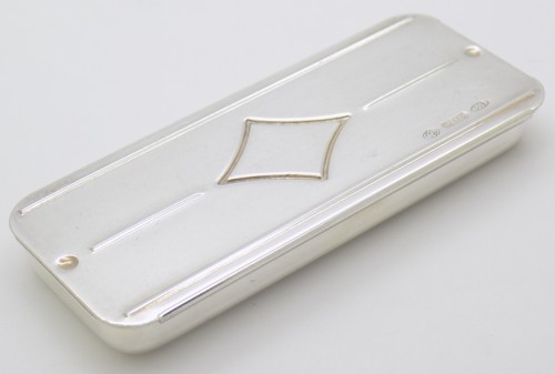 Boîte pilules argent - boîte,