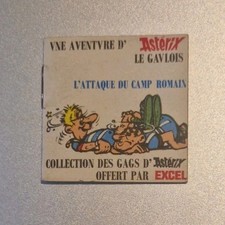Livret Astérix : Margarine Excel : L'ATTAQUE DU CAMP ROMAIN - RARE - Asterix 